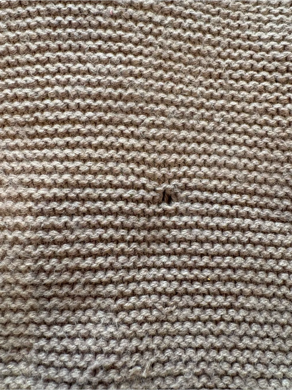 Baby Boden Brown and Cream Knit Hooded Cardigan with Deer Animal Face 18-24mo